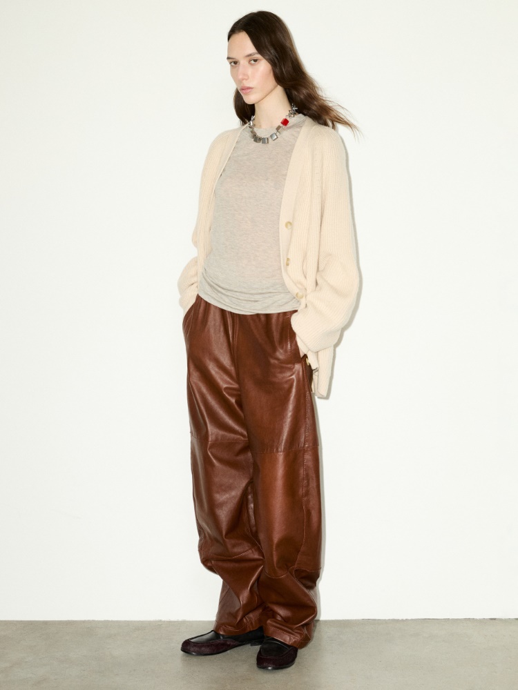 Wool and cashmere cardigan - CAMEL - MAX&Co. - 5