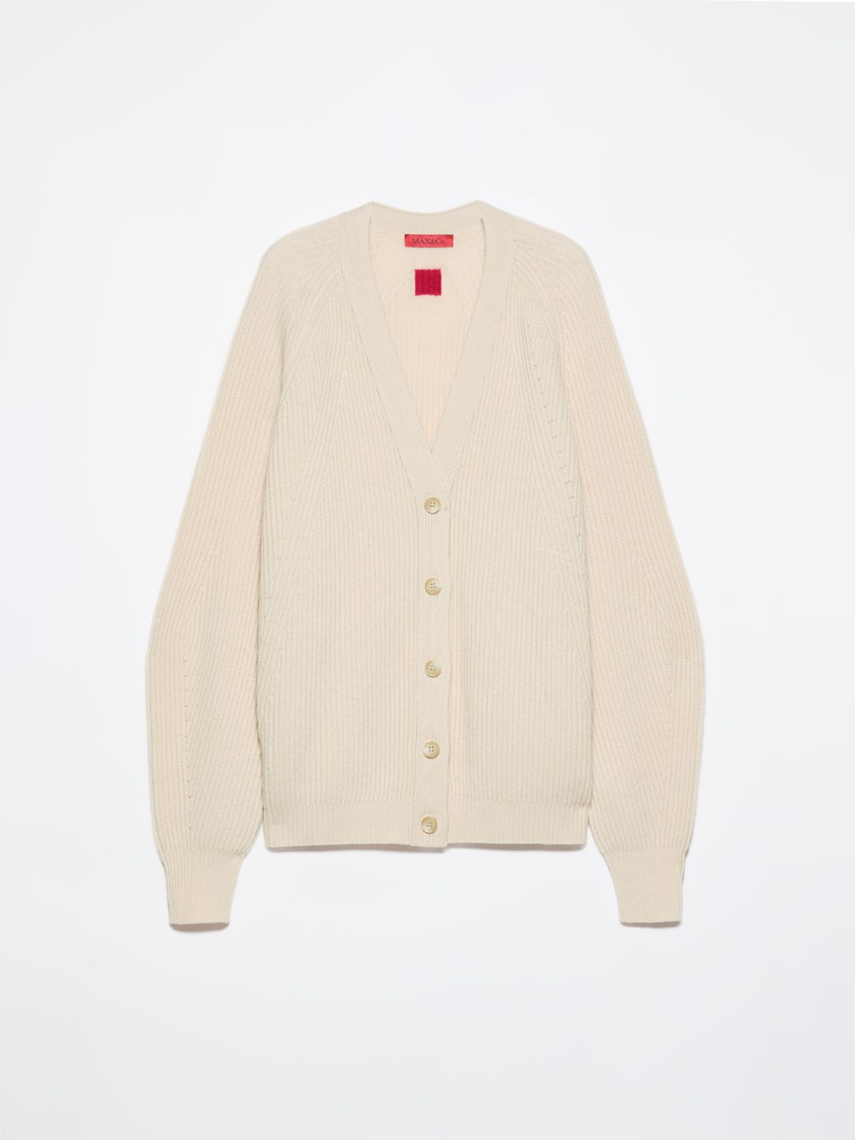 Wool and cashmere cardigan - CAMEL - MAX&Co. - 6