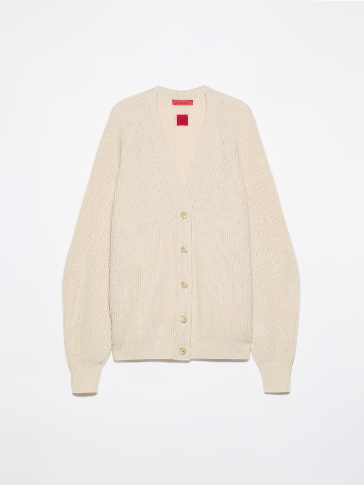 Wool and cashmere cardigan - CAMEL - MAX&Co. - 6