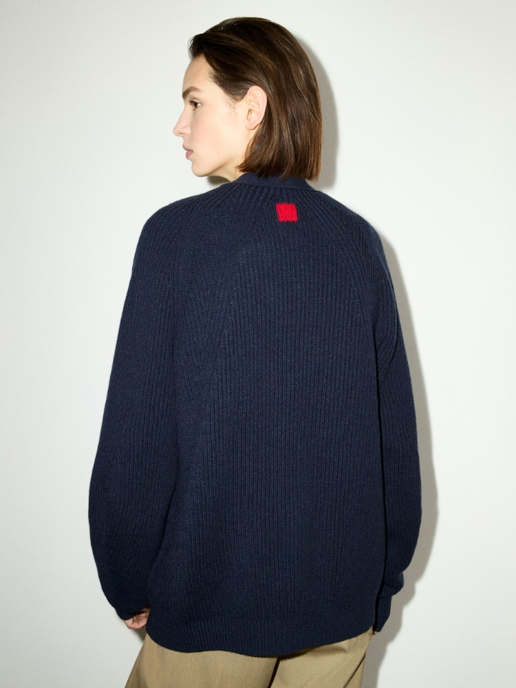 Wool and cashmere cardigan - NAVY - MAX&Co. - 2