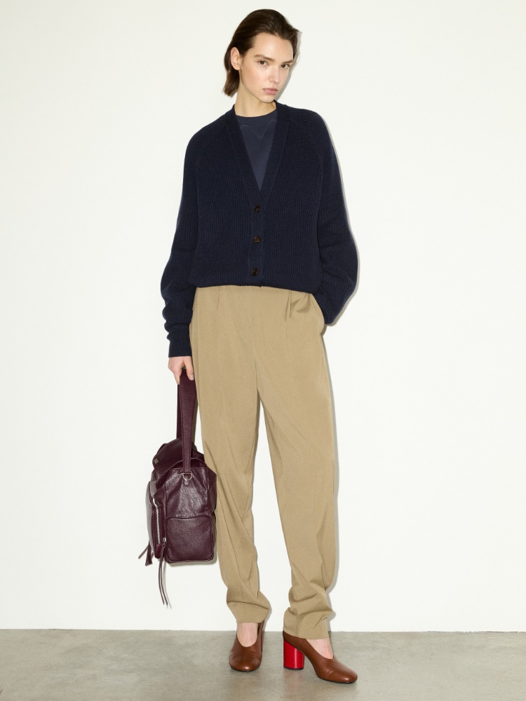 Wool and cashmere cardigan - NAVY - MAX&Co. - 4