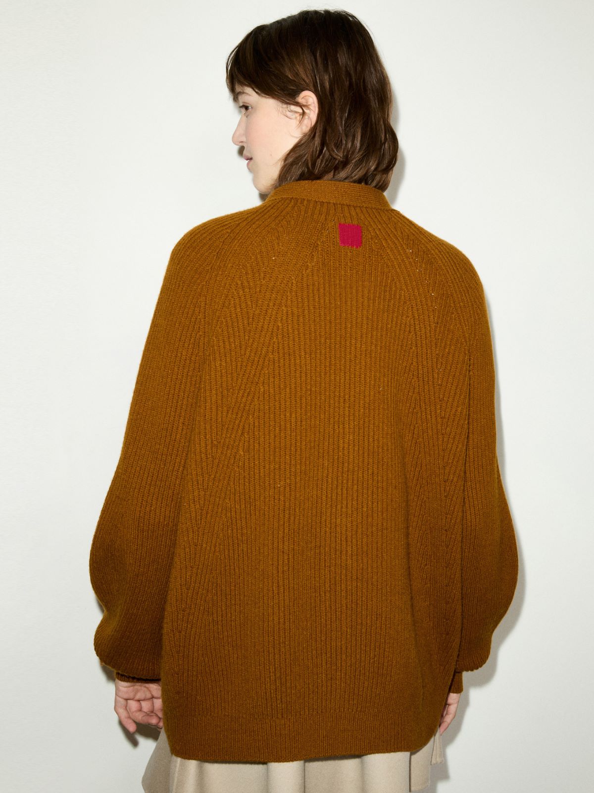 Wool and cashmere cardigan - TOBACCO BROWN - MAX&Co. - 2