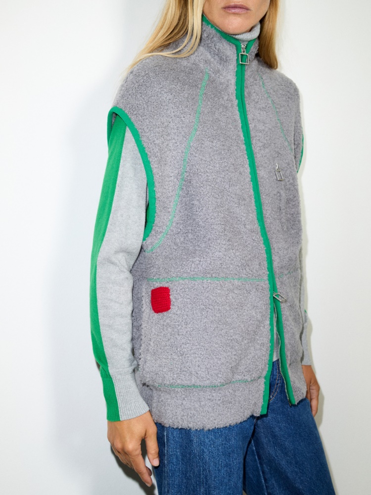 Fluffy knitted gilet - MAX&Co. - 4