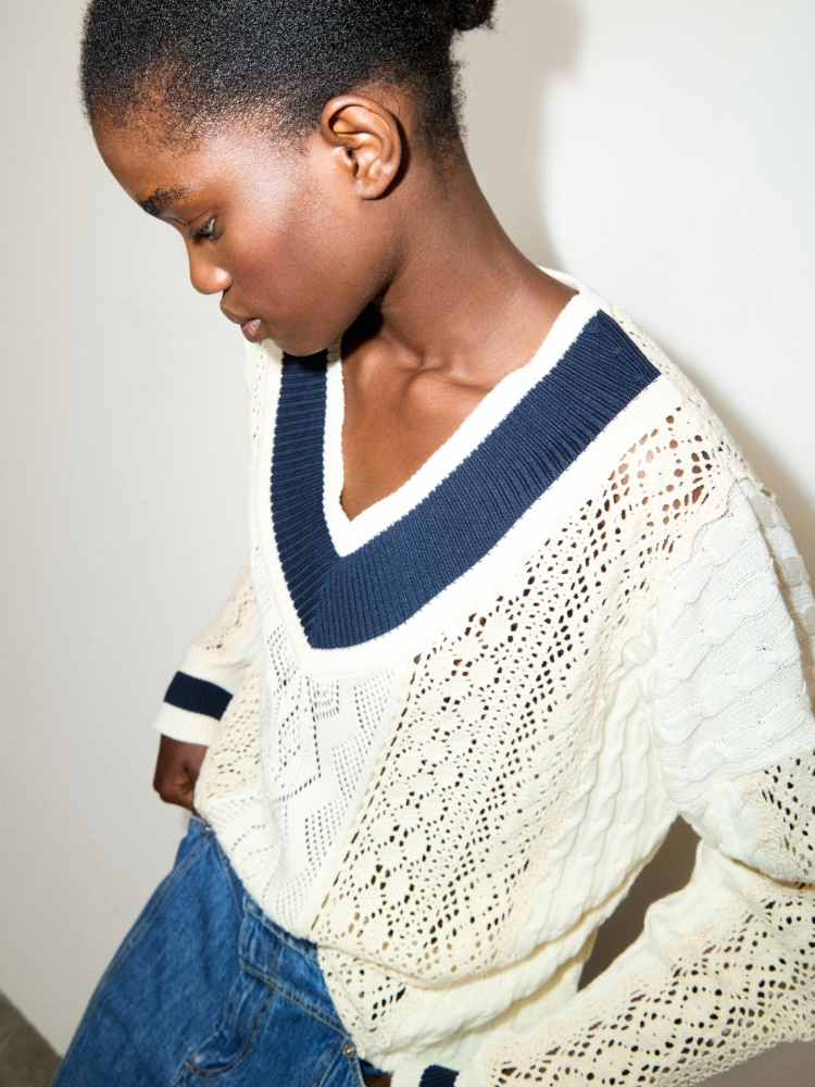 Cotton and lace jumper - MAX&Co. - 4