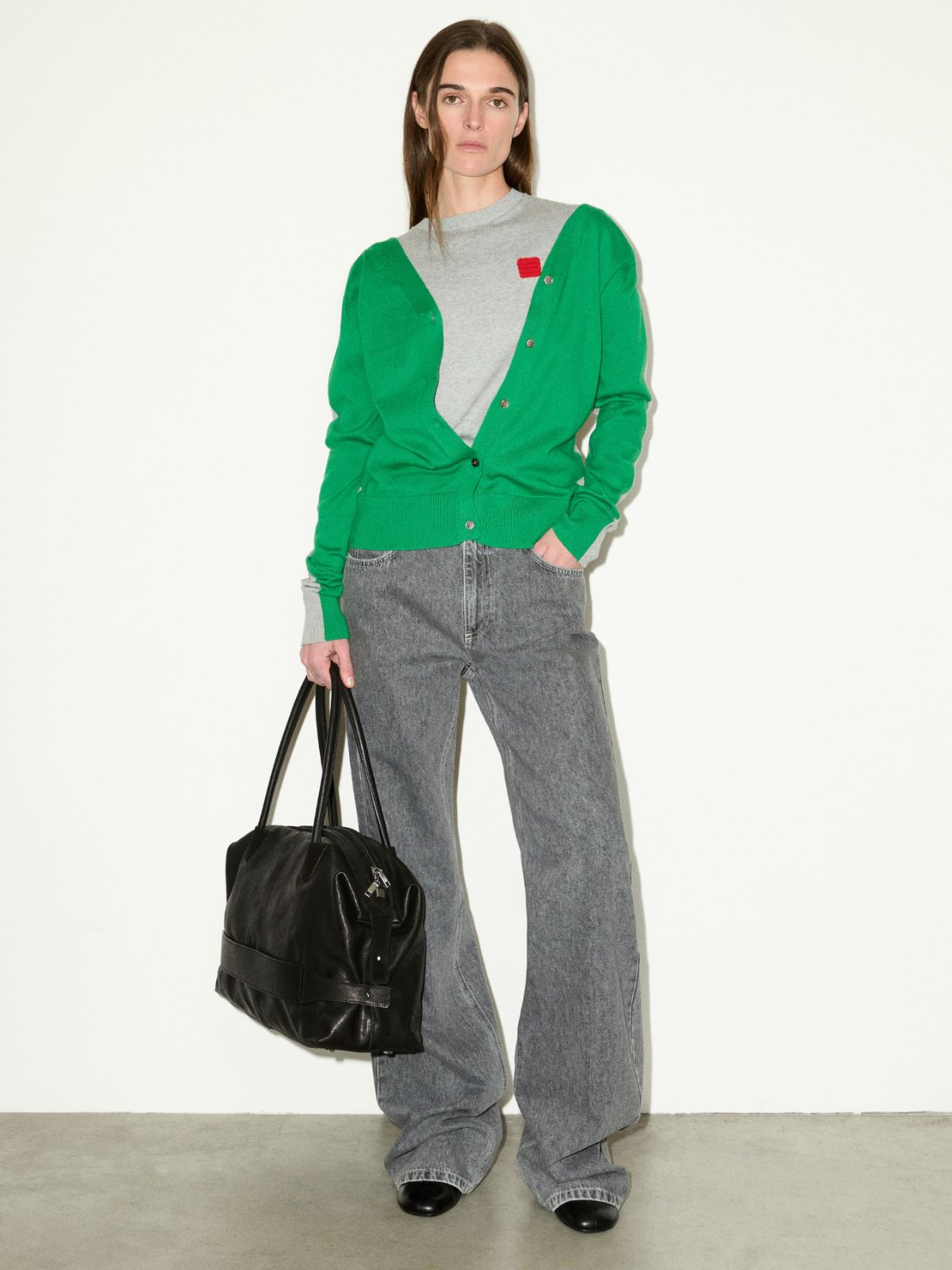 Cotton and cashmere T-shirt - MELANGE GREY - MAX&Co. - 4
