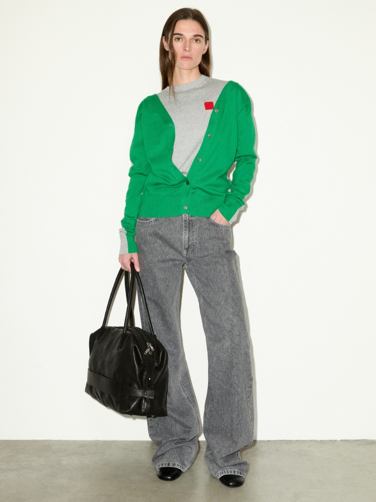 Cotton and cashmere T-shirt - MELANGE GREY - MAX&Co. - 4