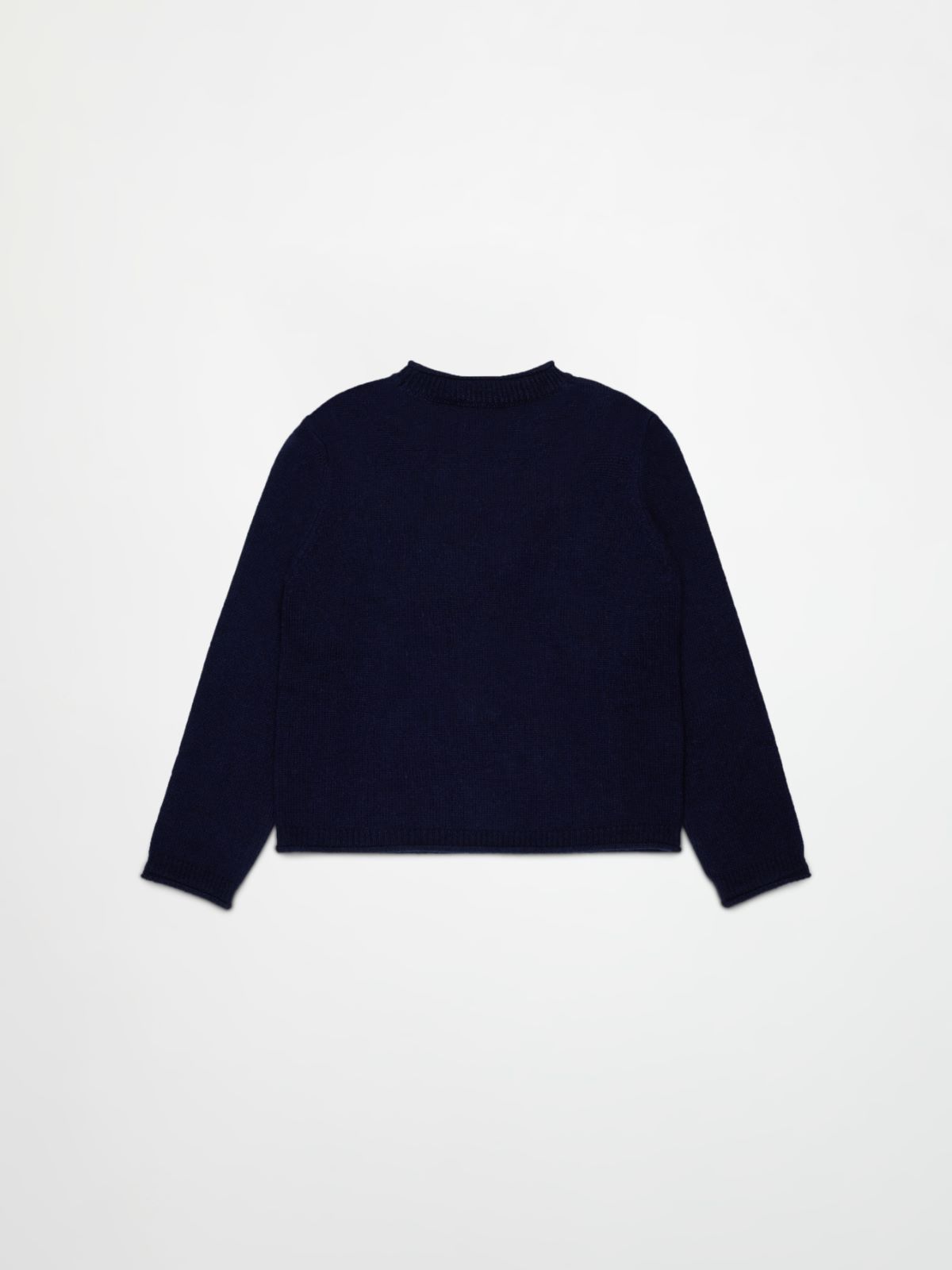 Pull en laine et cachemire mélangés KID - BLEU - MAX&Co. - 2