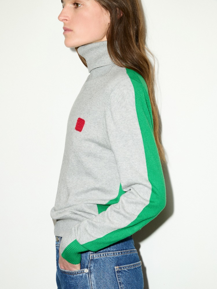 Cotton and cashmere jumper - MELANGE GREY - MAX&Co. - 4