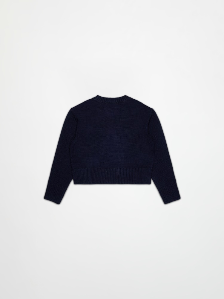 Pull en laine mélangée avec logo brodé KID - MAX&Co. - 2
