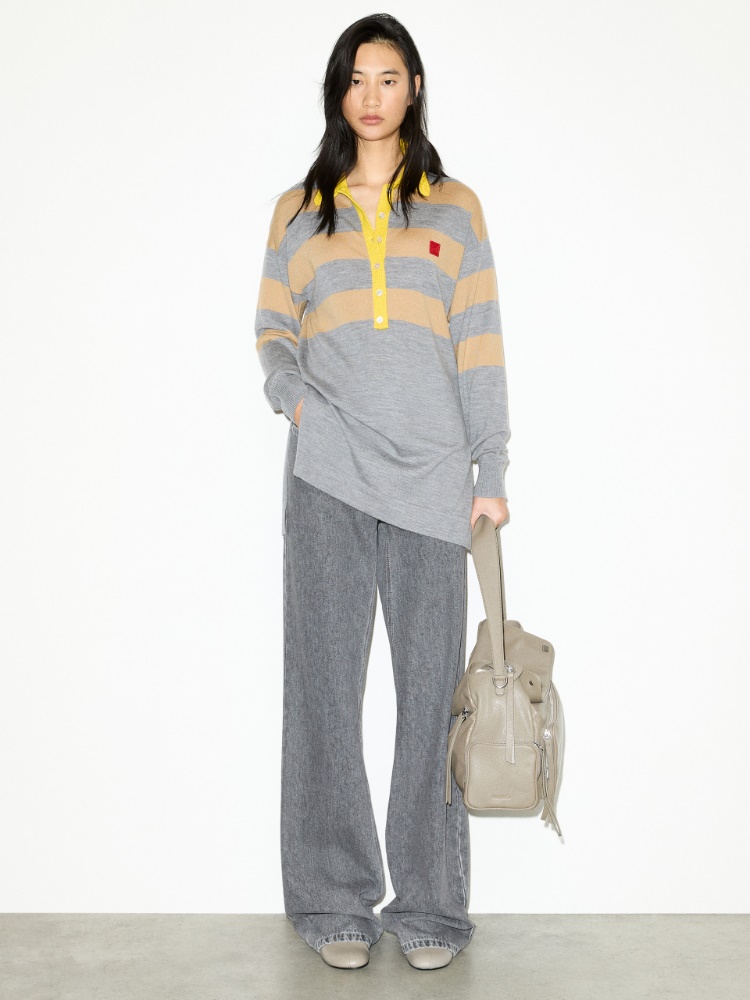 [パンテーラ]  ピュア メリノ ウール ポロニット - GREY - マックスアンドコー公式オンラインショップ - 4