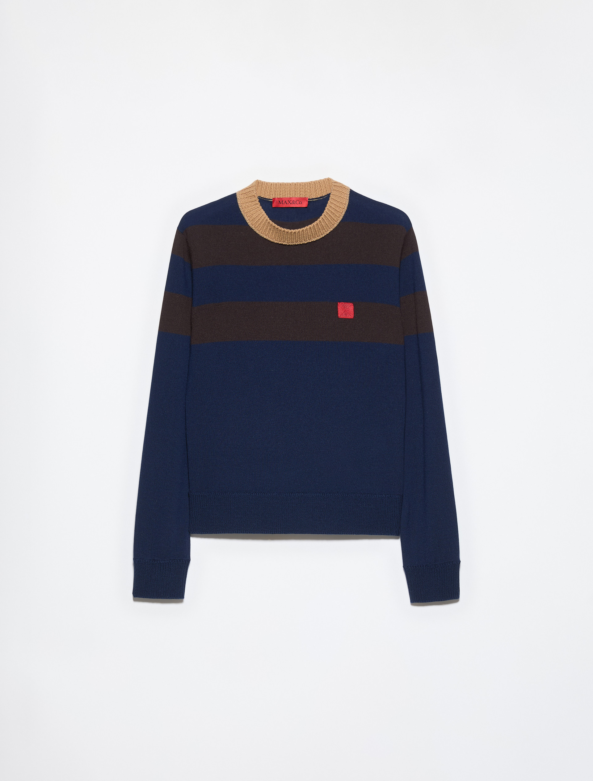 Crewneck merino wool sweater - MAX&Co.