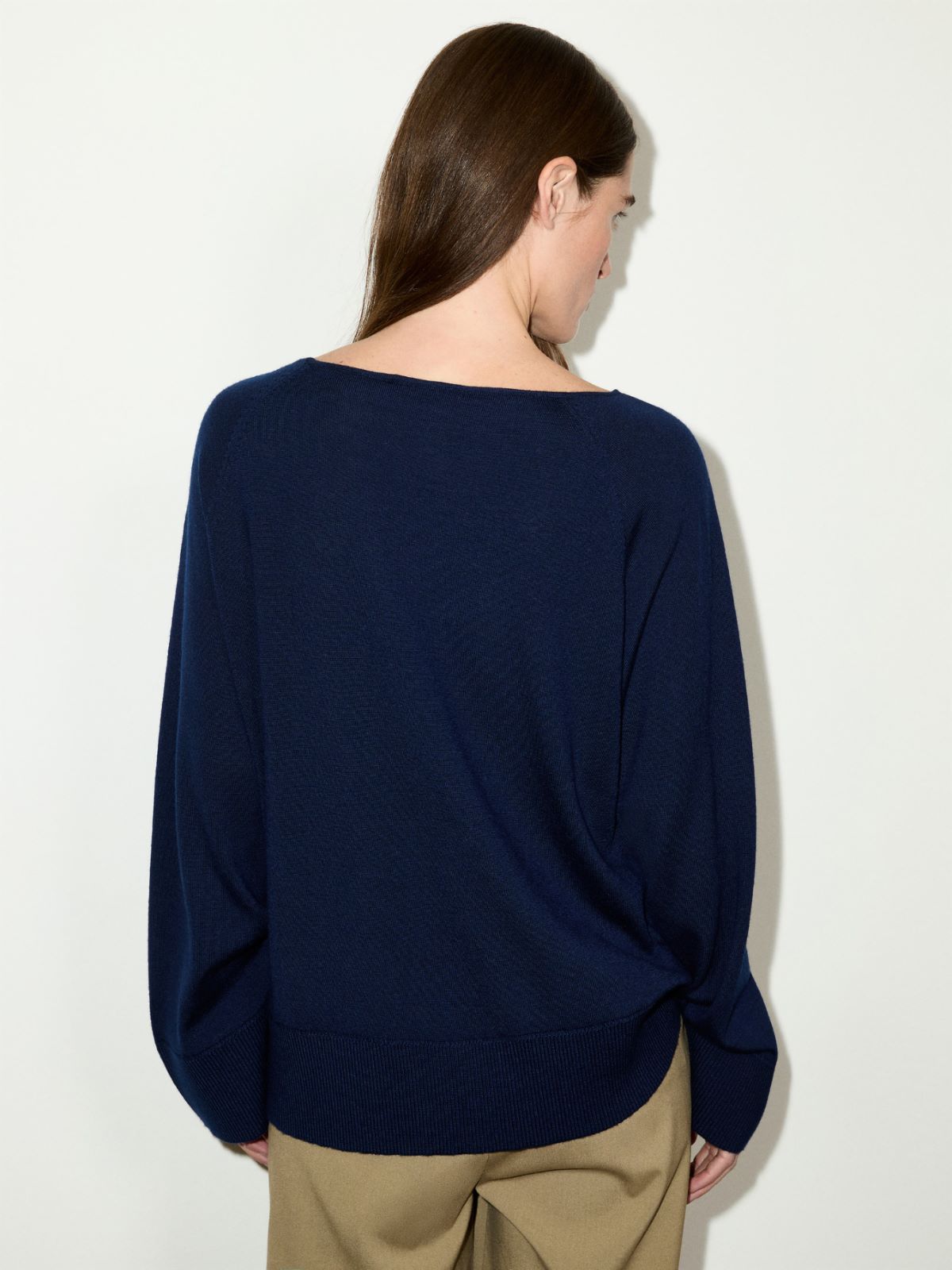 Pure merino wool sweater - NAVY - MAX&Co. - 2