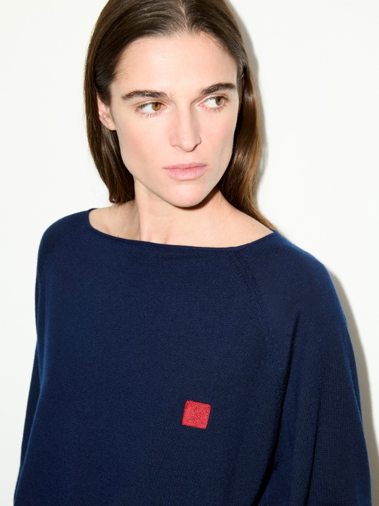 Pure merino wool sweater - NAVY - MAX&Co. - 3