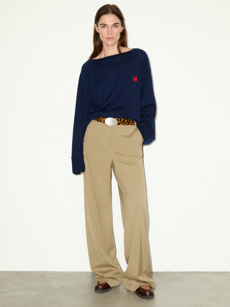 Pure merino wool sweater - NAVY - MAX&Co. - 4