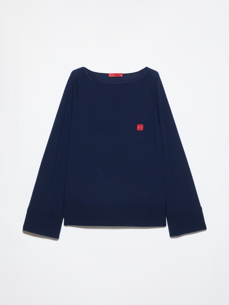 Pure merino wool sweater - NAVY - MAX&Co. - 5