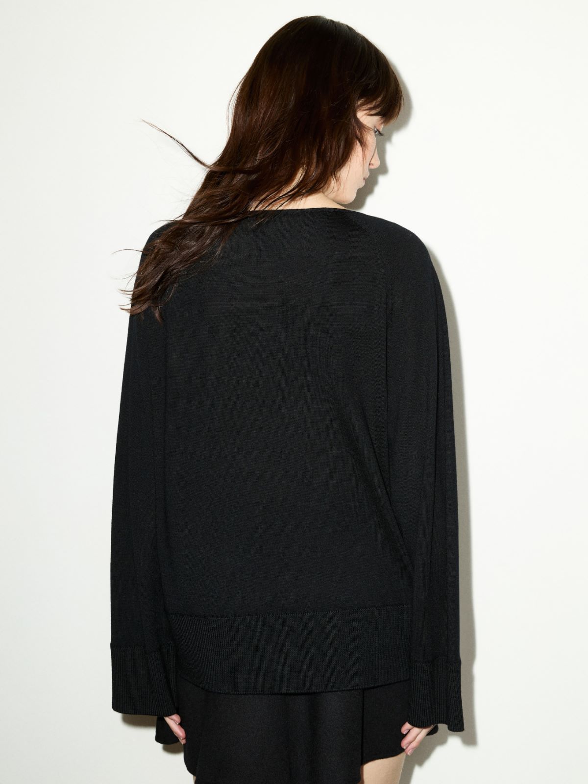 Pure merino wool sweater - BLACK - MAX&Co. - 2