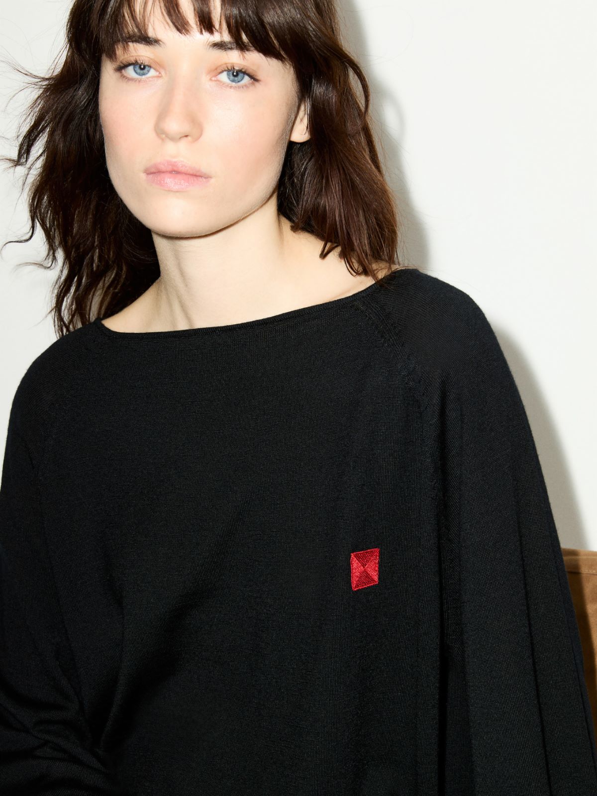 Pure merino wool sweater - BLACK - MAX&Co. - 3
