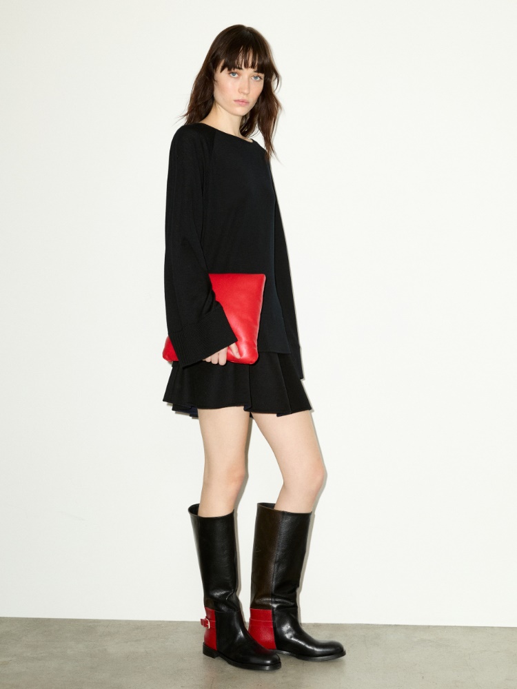 Pure merino wool sweater - BLACK - MAX&Co. - 4