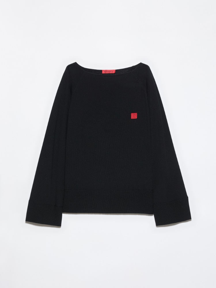 Pure merino wool sweater - BLACK - MAX&Co. - 5