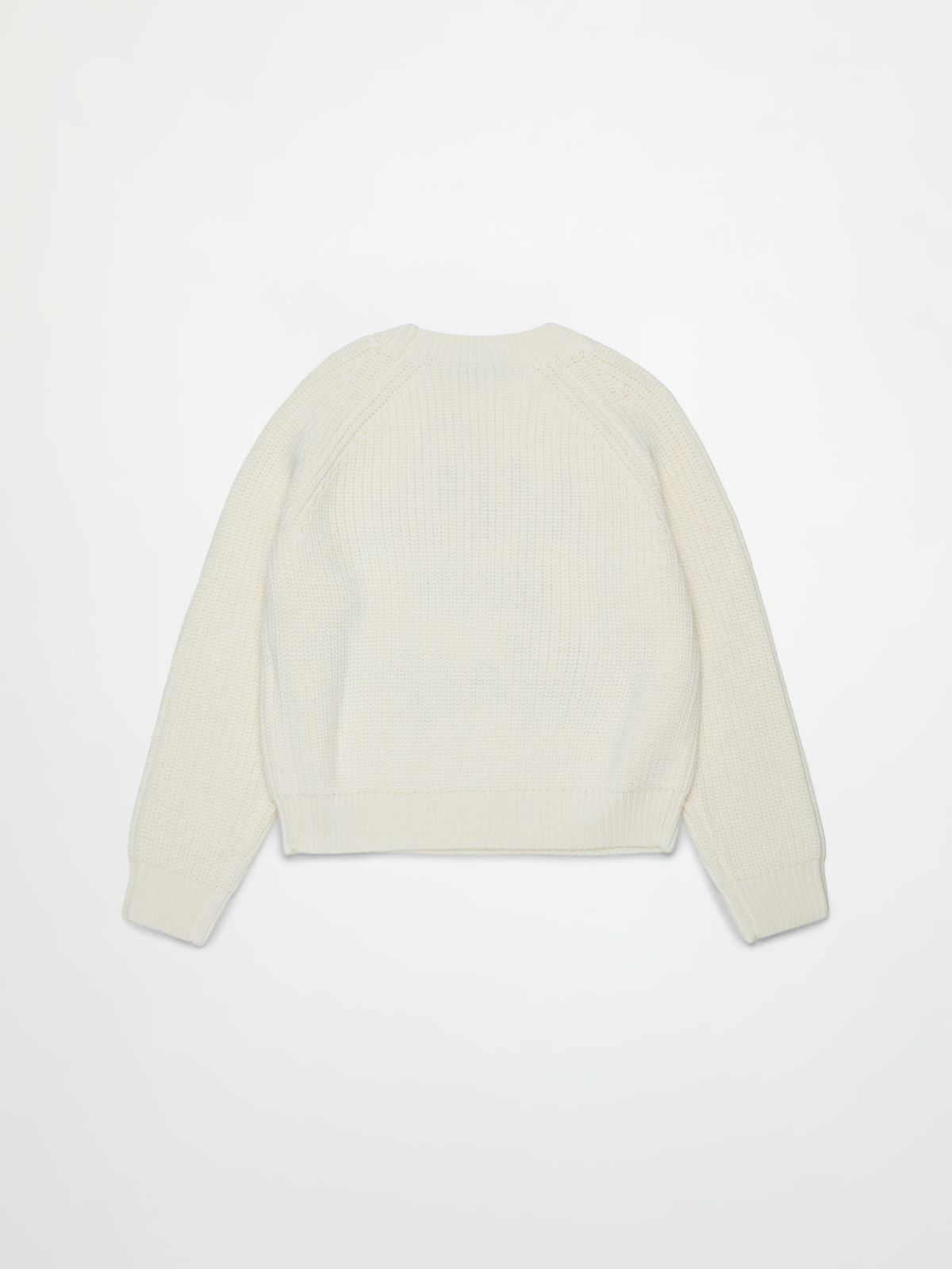 Pull ras-du-cou avec inscription sur le devant KID - CREME - MAX&Co. - 2