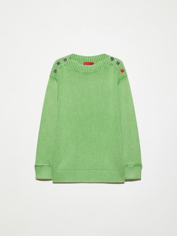 Stone-washed cotton jumper - MAX&Co. - 5