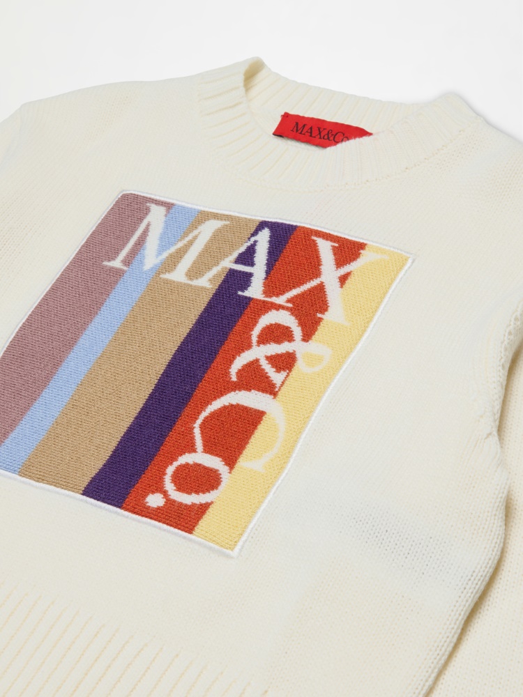 Pull col rond avec logo KID - MAX&Co. - 3