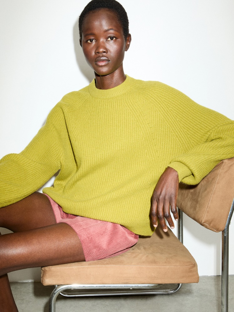 Wool and cashmere jumper - GREEN - MAX&Co. - 3