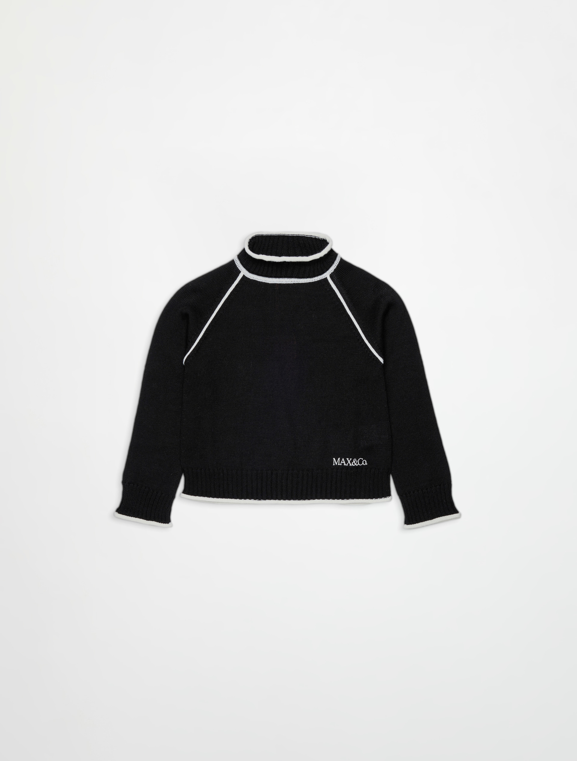 Pull à col montant avec logo KID - MAX&Co.