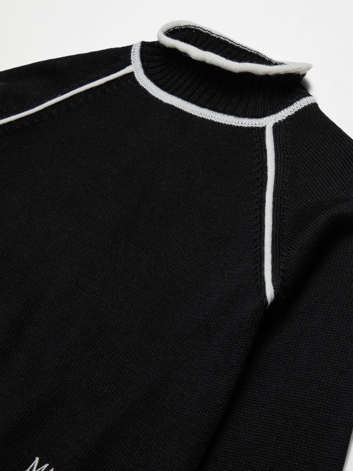 Pull à col montant avec logo KID - NOIR - MAX&Co. - 3