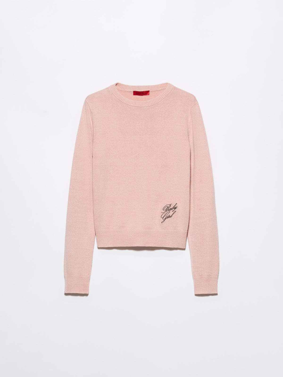 Haut en coton délavé à la pierre - VIEUX ROSE - MAX&Co.