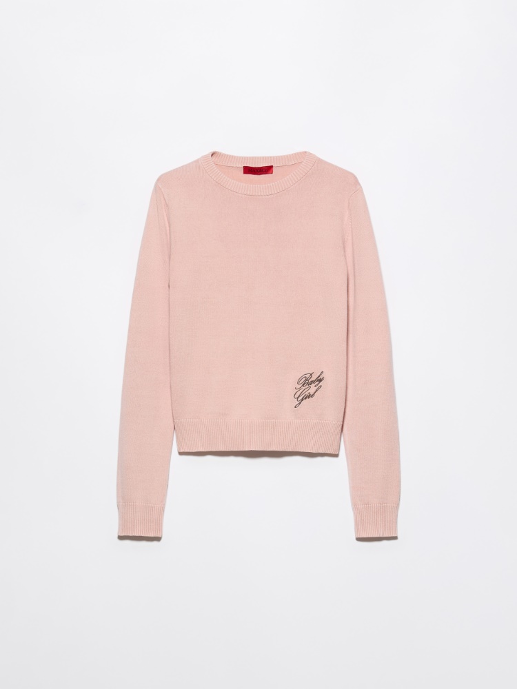 Haut en coton délavé à la pierre - VIEUX ROSE - MAX&Co.