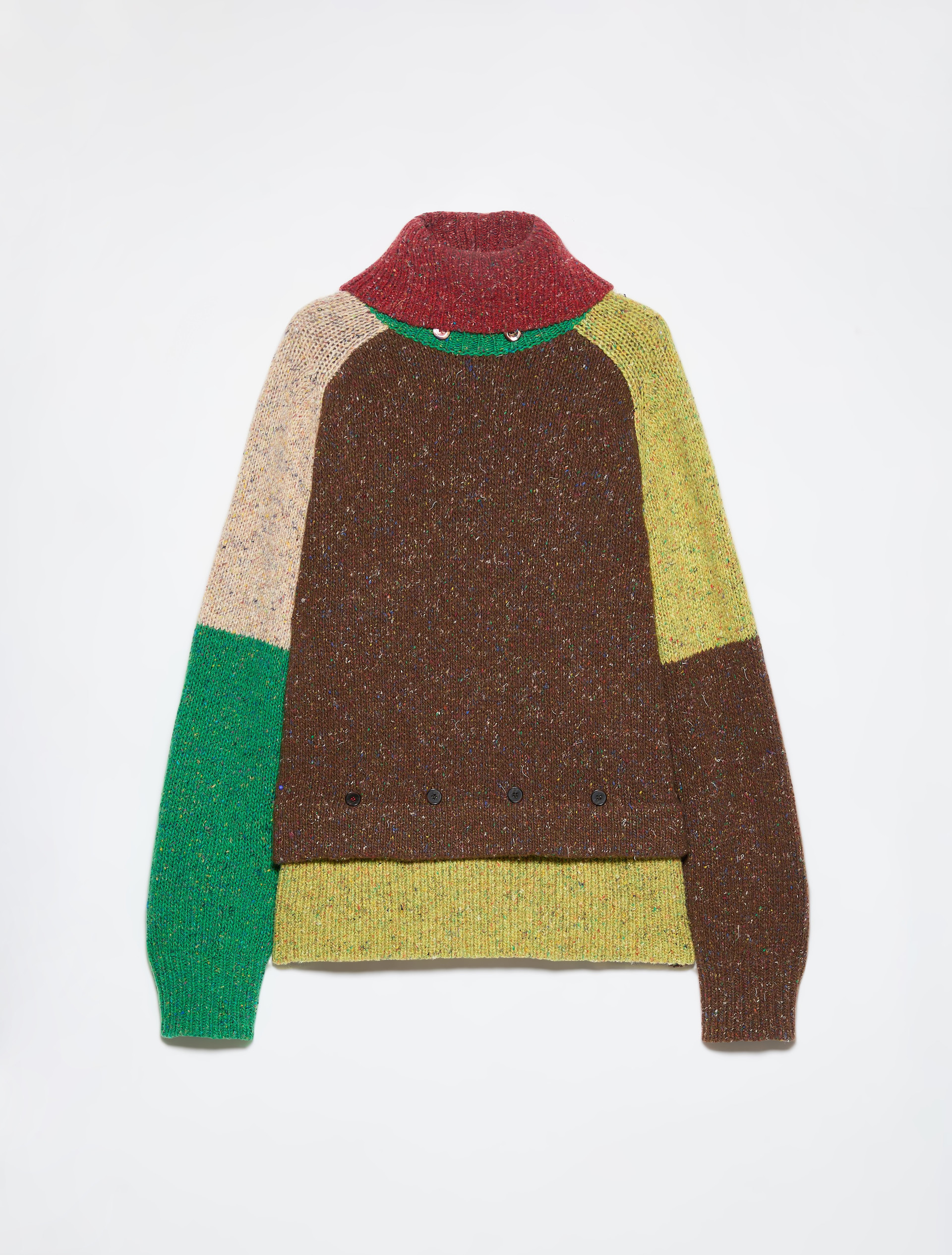 Turtleneck wool-tweed jumper - MAX&Co.
