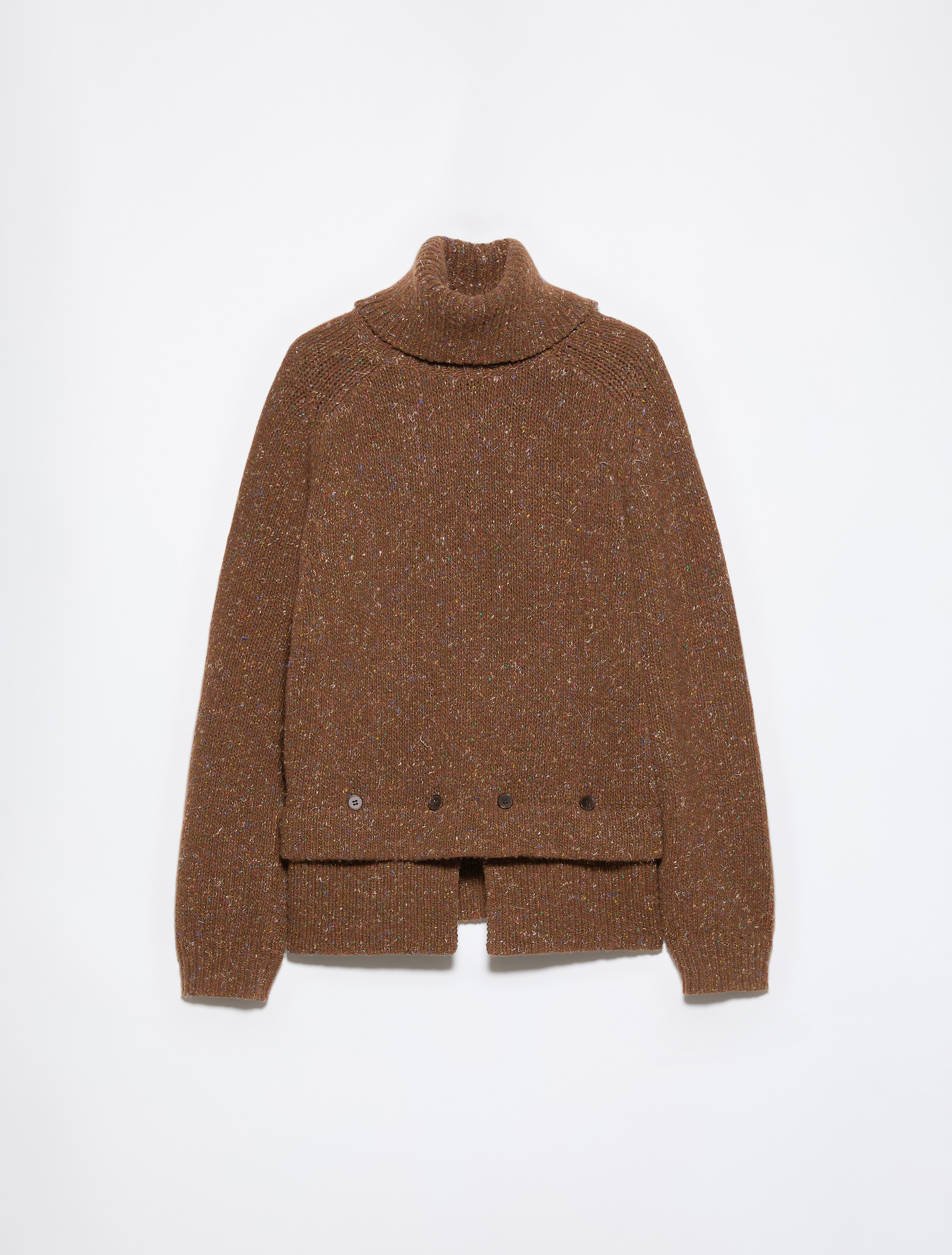 Turtleneck wool-tweed jumper - MAX&Co.