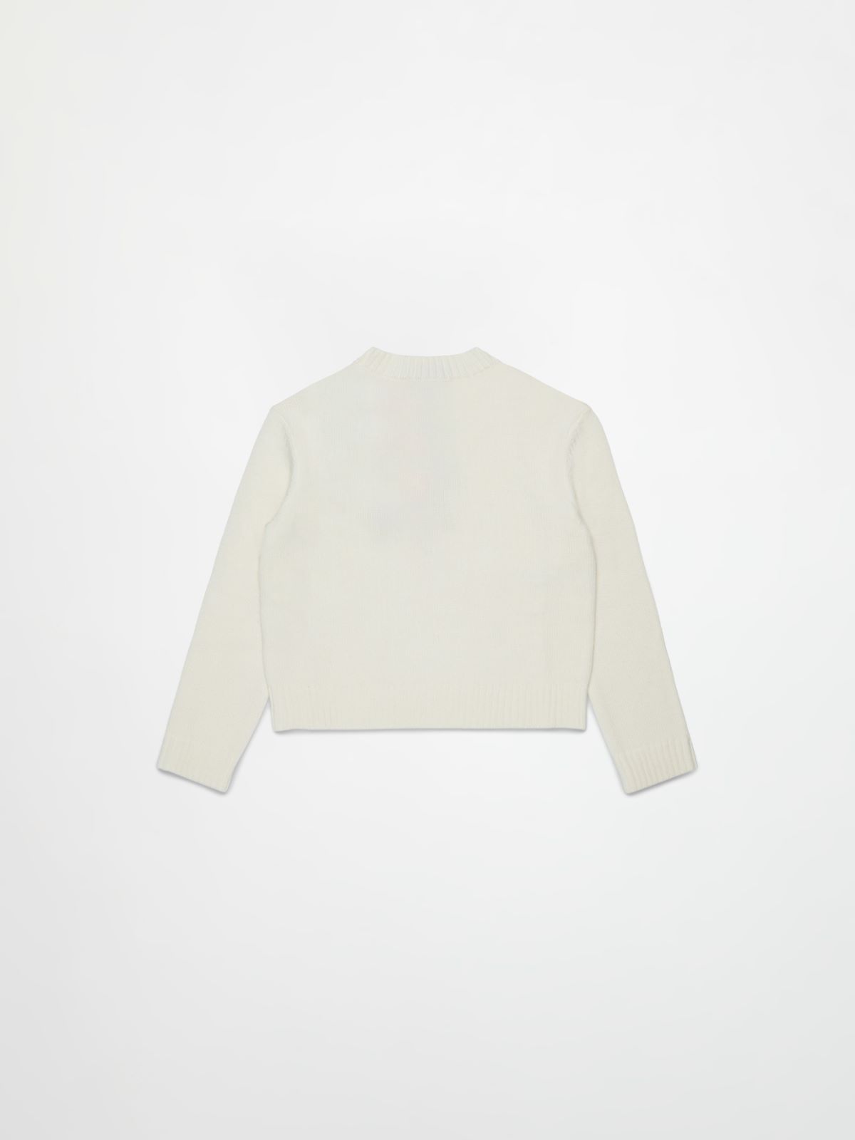 Pull ras du cou avec imprimé nœud KID - CREME - MAX&Co. - 2