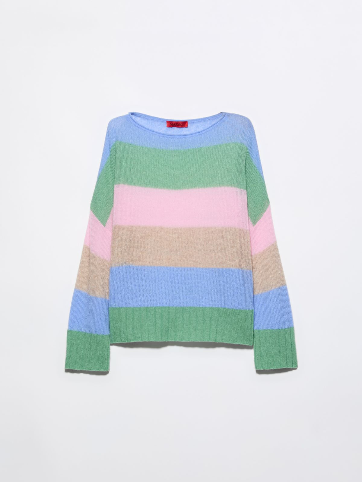 Jersey extragrande de mezcla de cachemira - VERDE - MAX&Co.