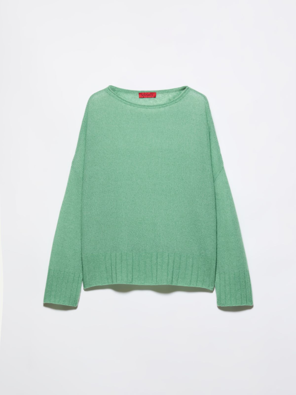 Jersey extragrande de mezcla de cachemira - VERDE - MAX&Co.