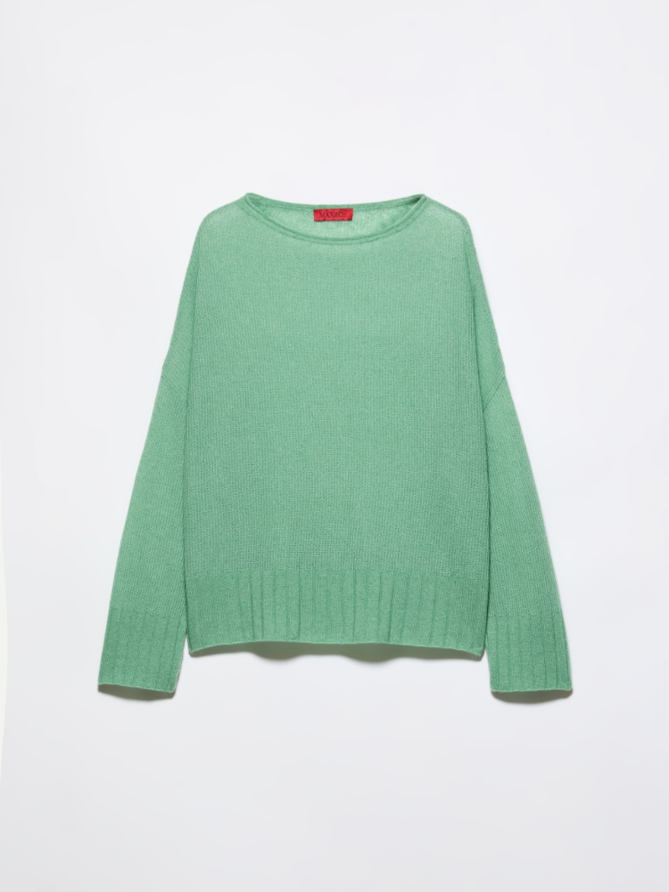Jersey extragrande de mezcla de cachemira - VERDE - MAX&Co.