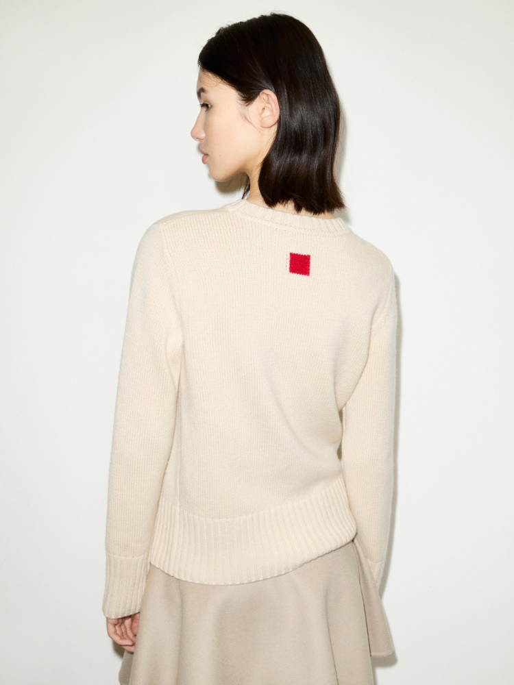 Wool and cashmere jumper - BEIGE - MAX&Co. - 2