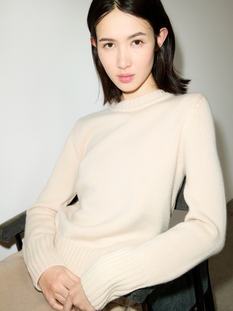 Wool and cashmere jumper - BEIGE - MAX&Co. - 3