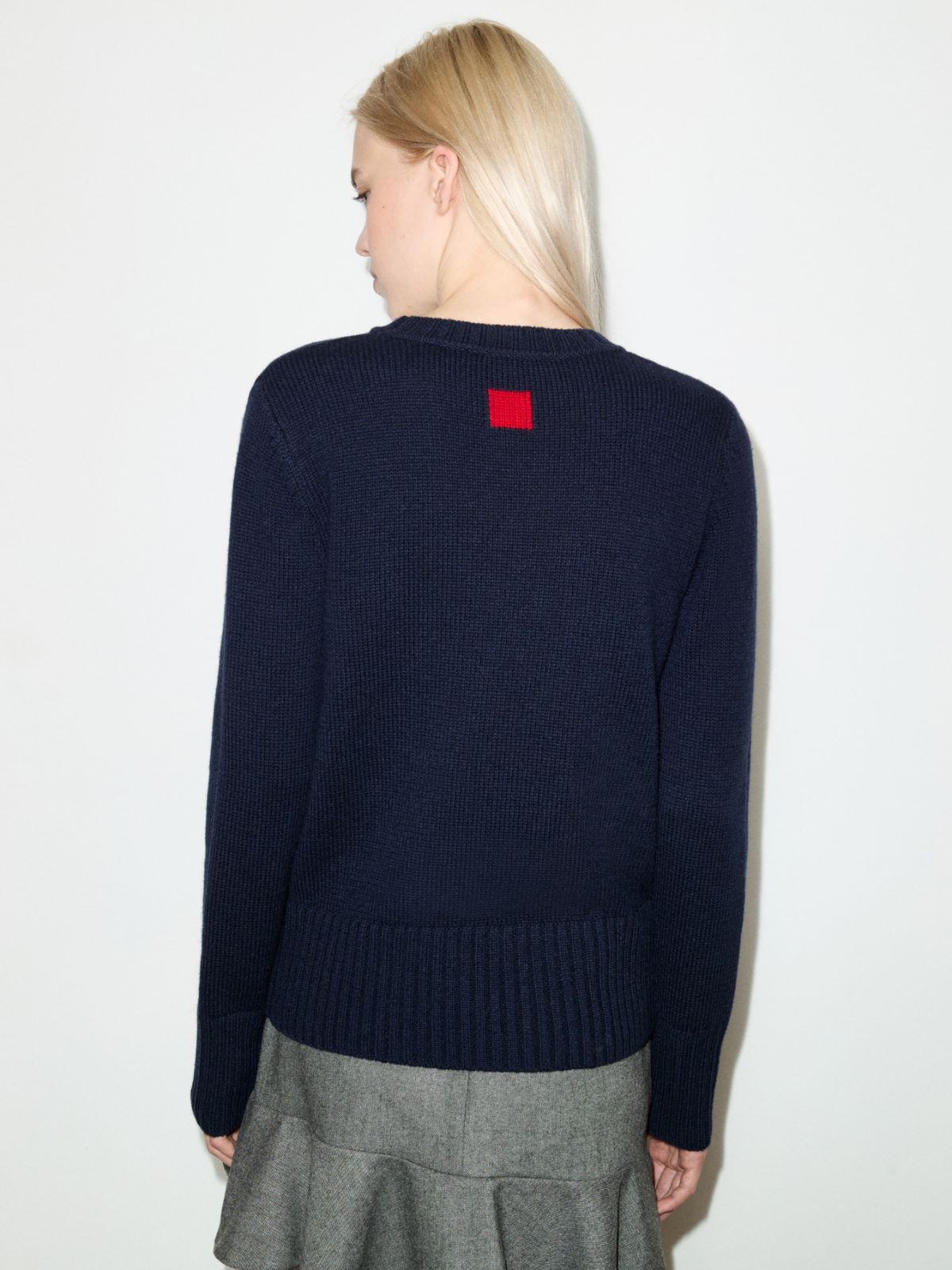 Wool and cashmere jumper - NAVY - MAX&Co. - 2