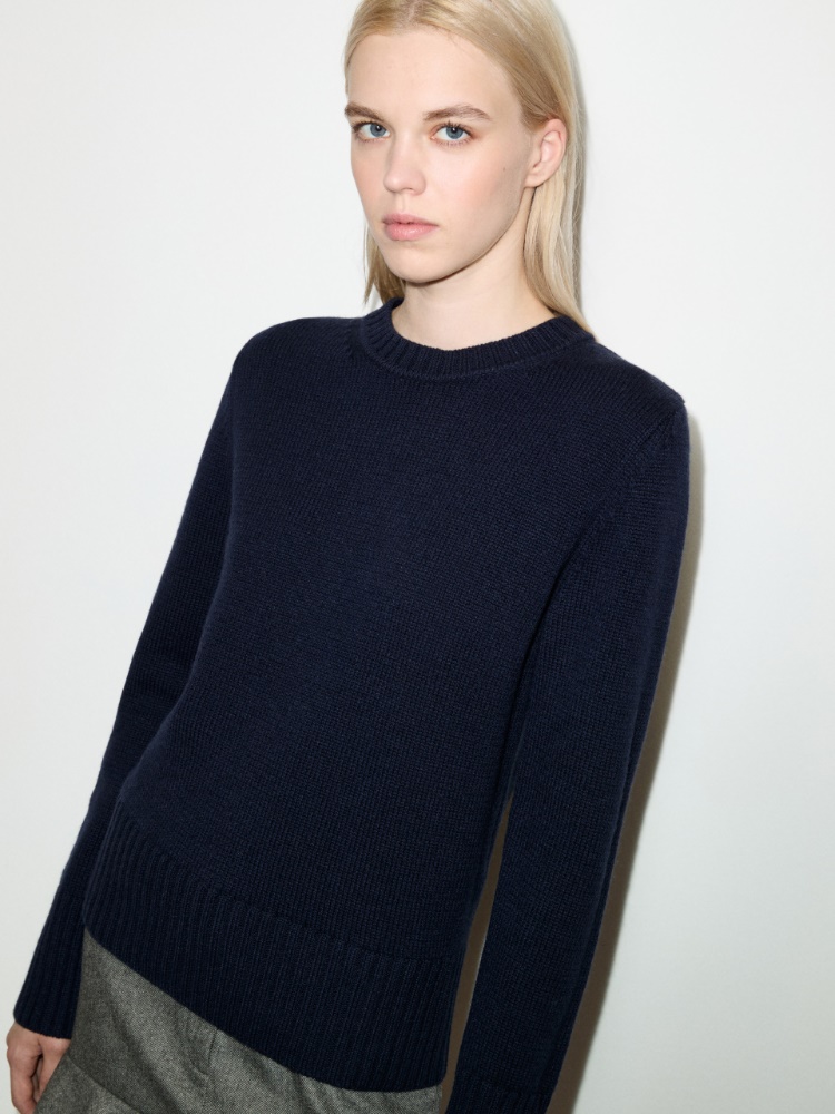Wool and cashmere jumper - NAVY - MAX&Co. - 3