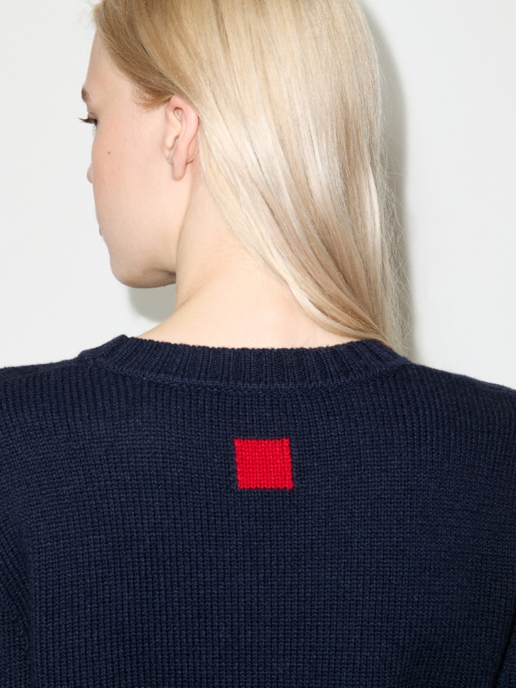 Wool and cashmere jumper - NAVY - MAX&Co. - 4