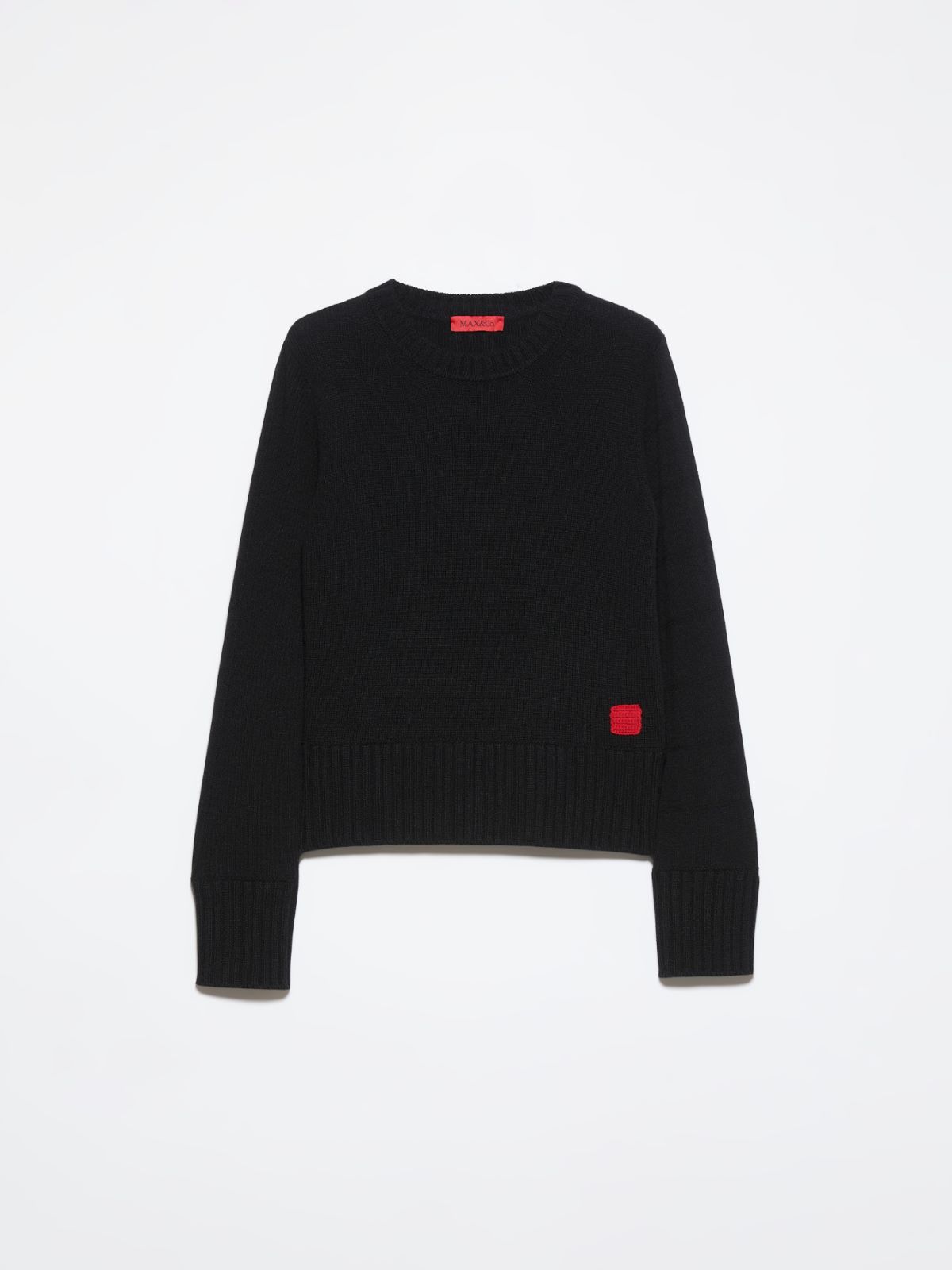 Textured wool sweater - BLACK - MAX&Co. - 5