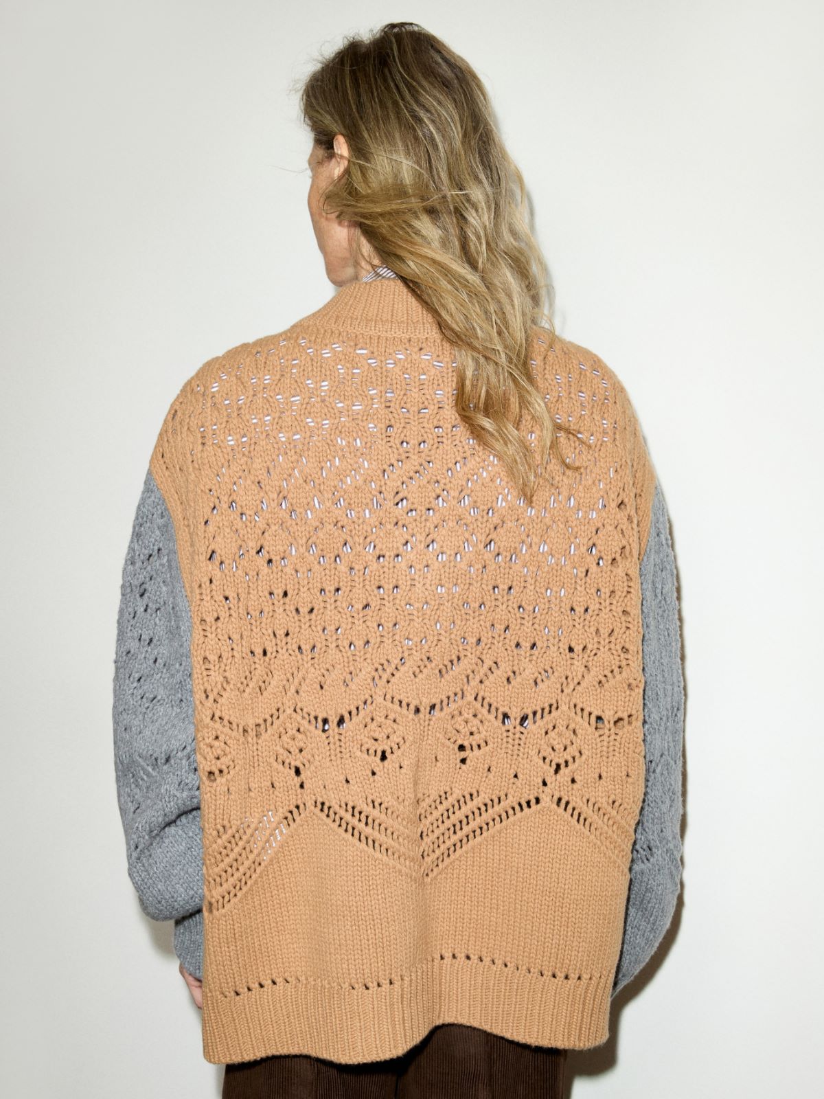 Open-knit wool sweater - CAMEL - MAX&Co. - 2