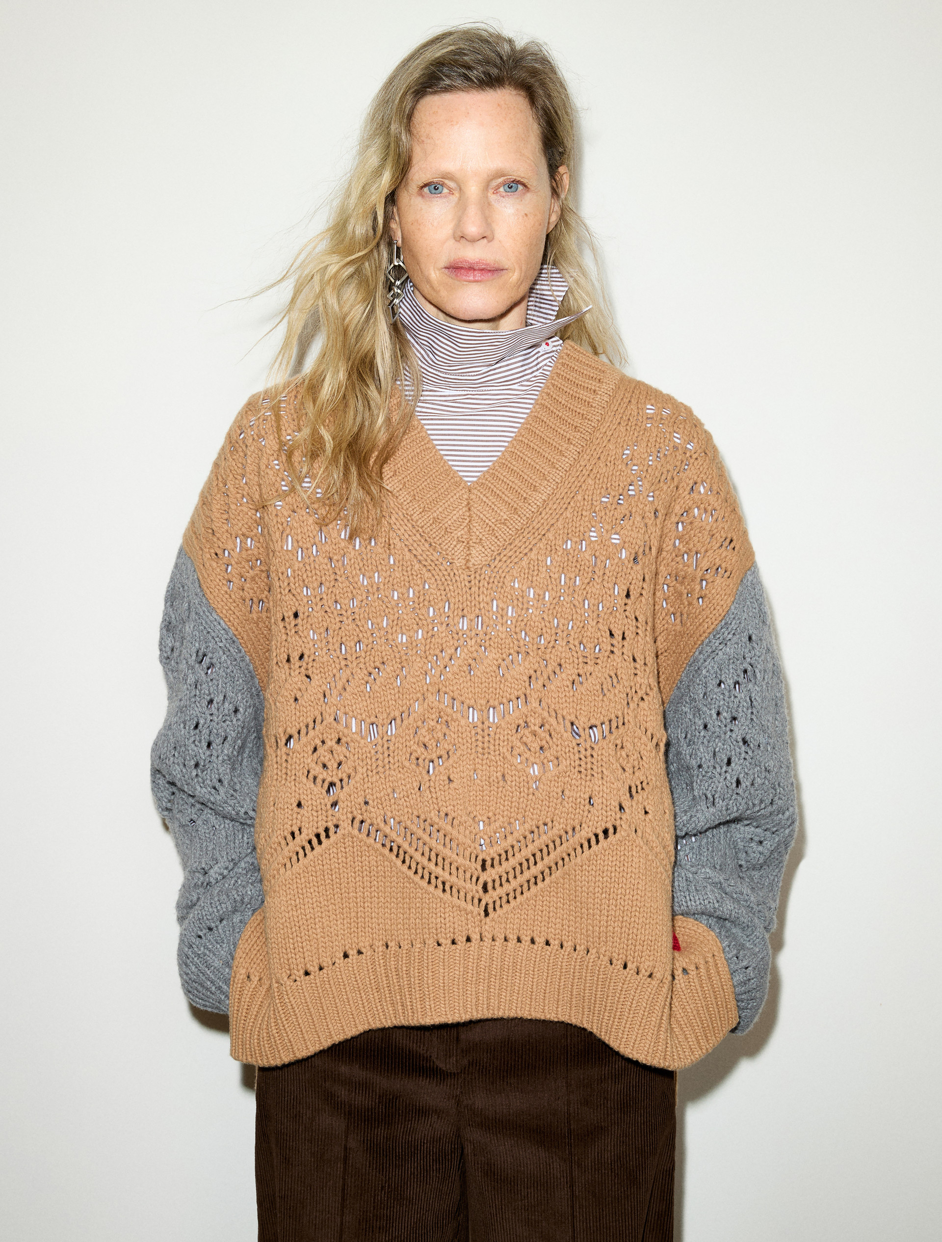 Open-knit wool sweater - MAX&Co.