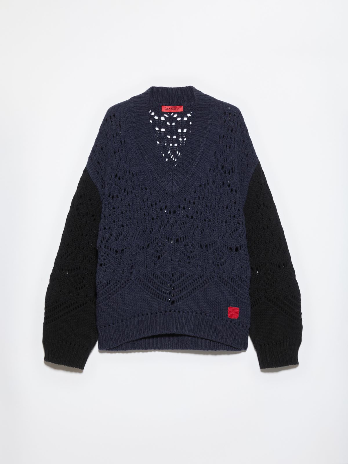 Open-knit wool sweater - PEACOCK BLUE - MAX&Co.
