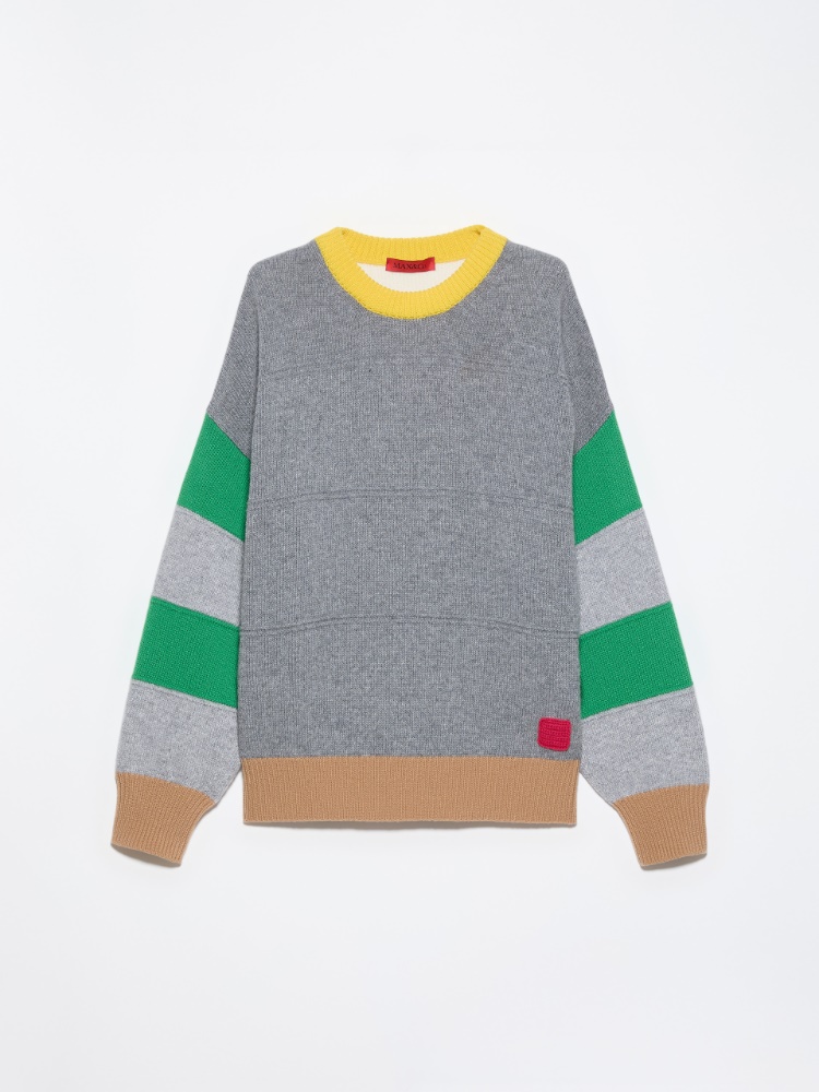 [ヴォラーレ]  オーバーサイズ ピュア ウール ニット - GREY - マックスアンドコー公式オンラインショップ - 6