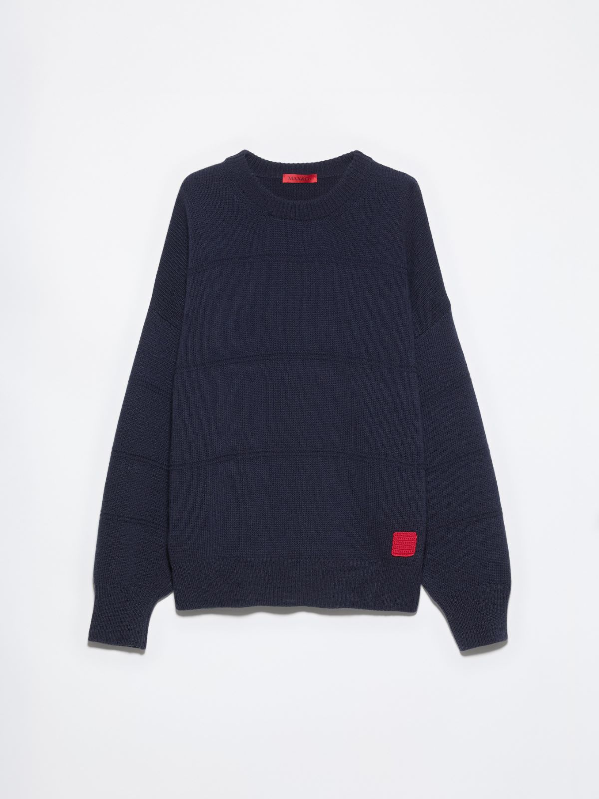 Oversized pure wool jumper - NAVY - MAX&Co. - 5