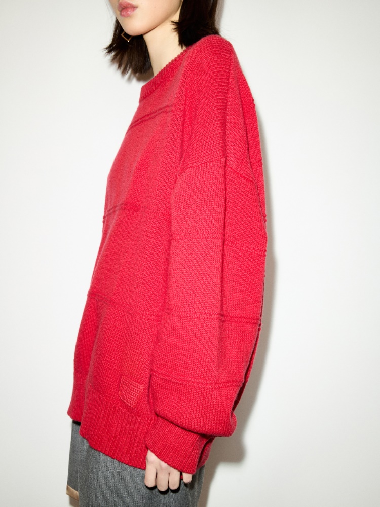 Oversized pure wool jumper - RED - MAX&Co. - 3