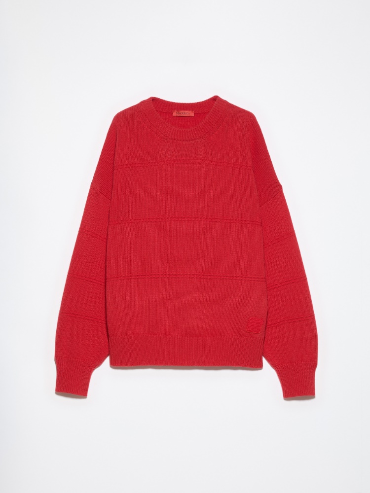 Oversized pure wool jumper - RED - MAX&Co. - 6
